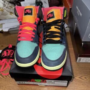 Size 7y Nike Youth AIR Jordan 1 Retro High Tokyo Bio Hack (GS) - 575441-201